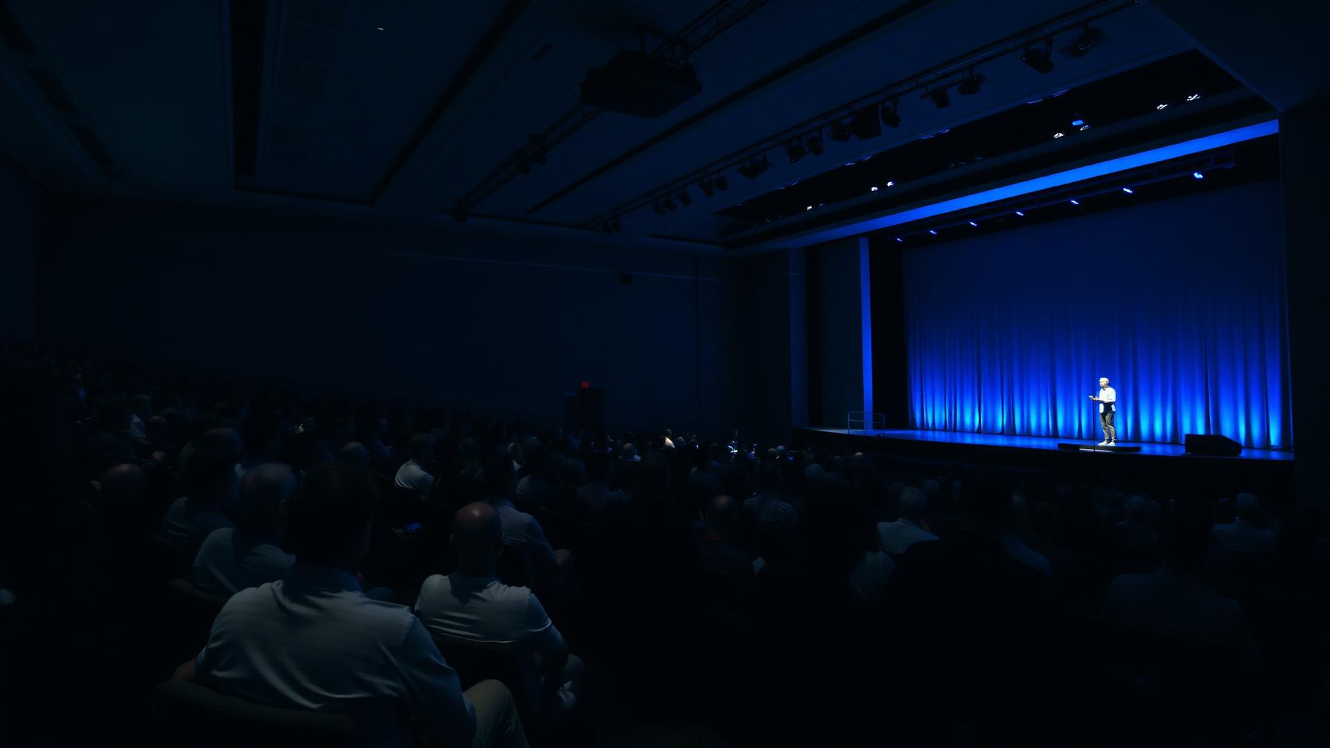 Konferenssal under keynote